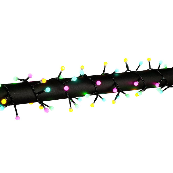 Ljusslinga Kluster 200 LED Pastell 9,4 m Konstsmide